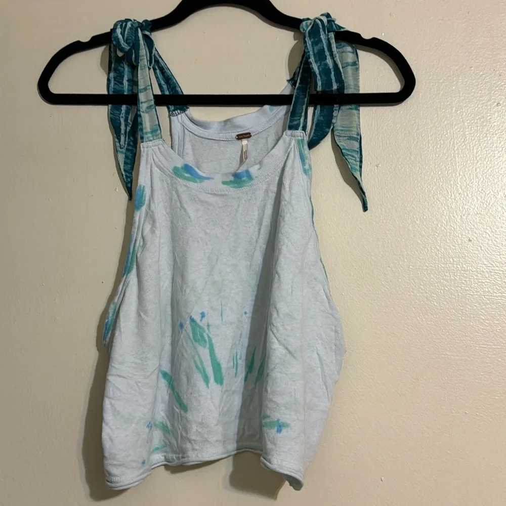Free people tie dye crop top